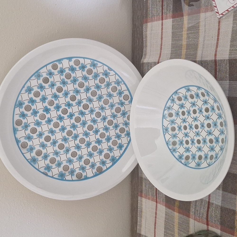 Mikasa Bowl & Plate Set